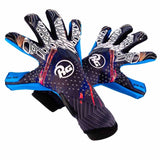 RG Goalkeeper gloves Aversa Blue gants de gardien de but de soccer paire