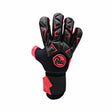 RG Goalkeeper gloves Tuanis Gants de gardien de but de soccer - Noir/Rouge