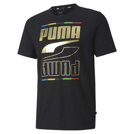 Puma Rebel Tee 5 Continents t-shirt pour noir pour homme