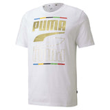 Puma Rebel Tee 5 Continents t-shirt blanc pour homme