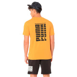 Puma t-shirt Rebel Up Basic pour homme jaune dos