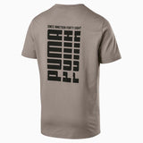 Puma t-shirt Rebel Up Basic pour homme gris elephant dos