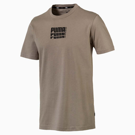 Puma t-shirt Rebel Up Basic pour homme gris elephant
