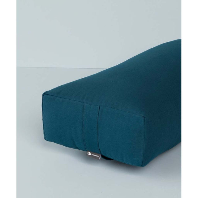 Halfmoon coussin de yoga reparateur rectangulaire bleu pacifique