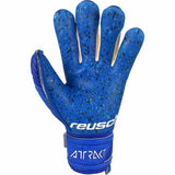 Reusch Attrakt Fusion Finger Support Guard junior gants de gardien de soccer - Bleu / Blanc