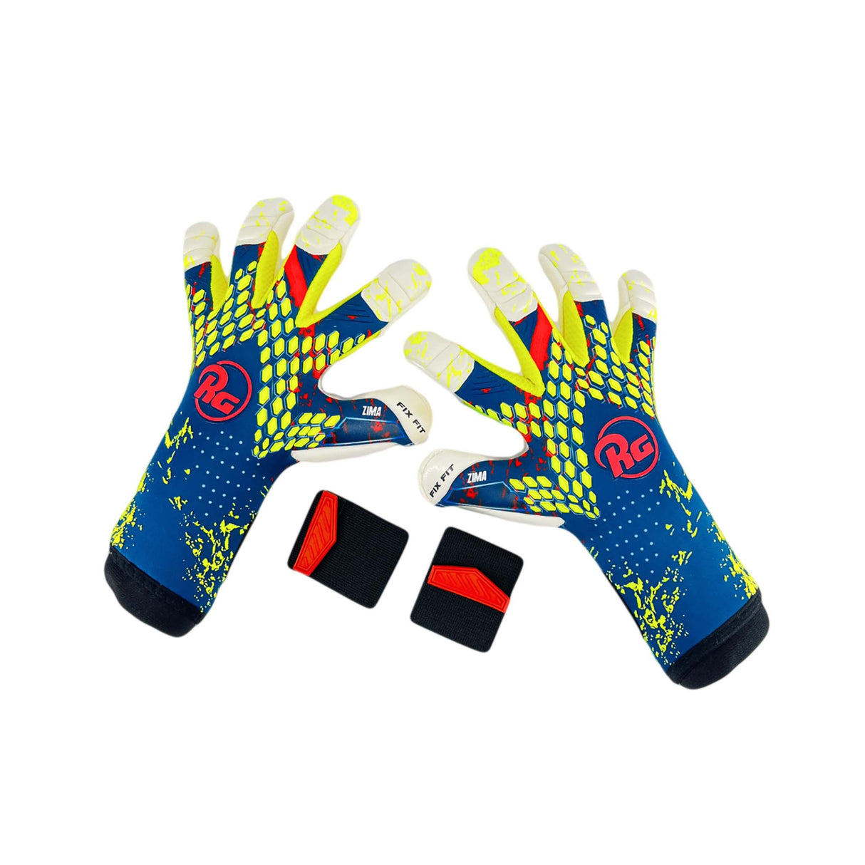 RG Goalkeeper gloves Zima gants de gardien de but de soccer paire 2