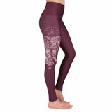 Rose Buddha Elephant Chanceux leggings de yoga