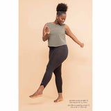 Rose Buddha X Valentine Thomas Littoral Leggings de yoga taille haute réversible Éclipse Totale 4