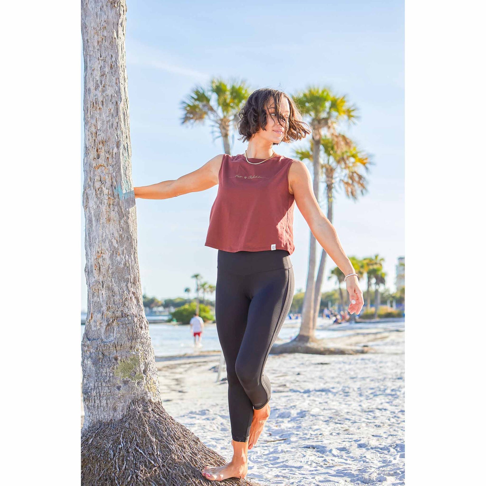 Rose Buddha Rose Buddha Camisole de coton biologique Joie pour femme