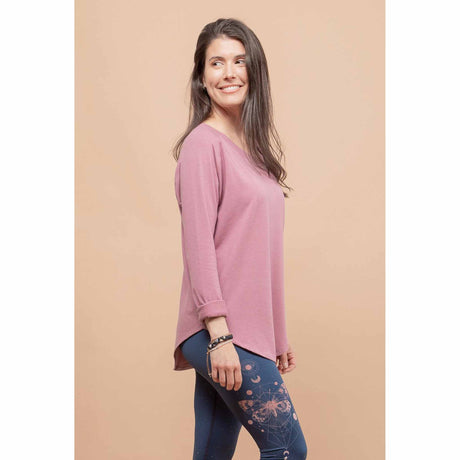 Rose Buddha Rose Buddha Confo chandail manches longues pour femme