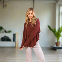 Rose Buddha Rose Buddha chandail Confo gaufré manches longues pour femme