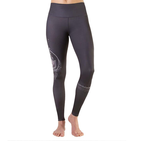 Rose Buddha Rose Buddha legging de yoga hamsa fleuri