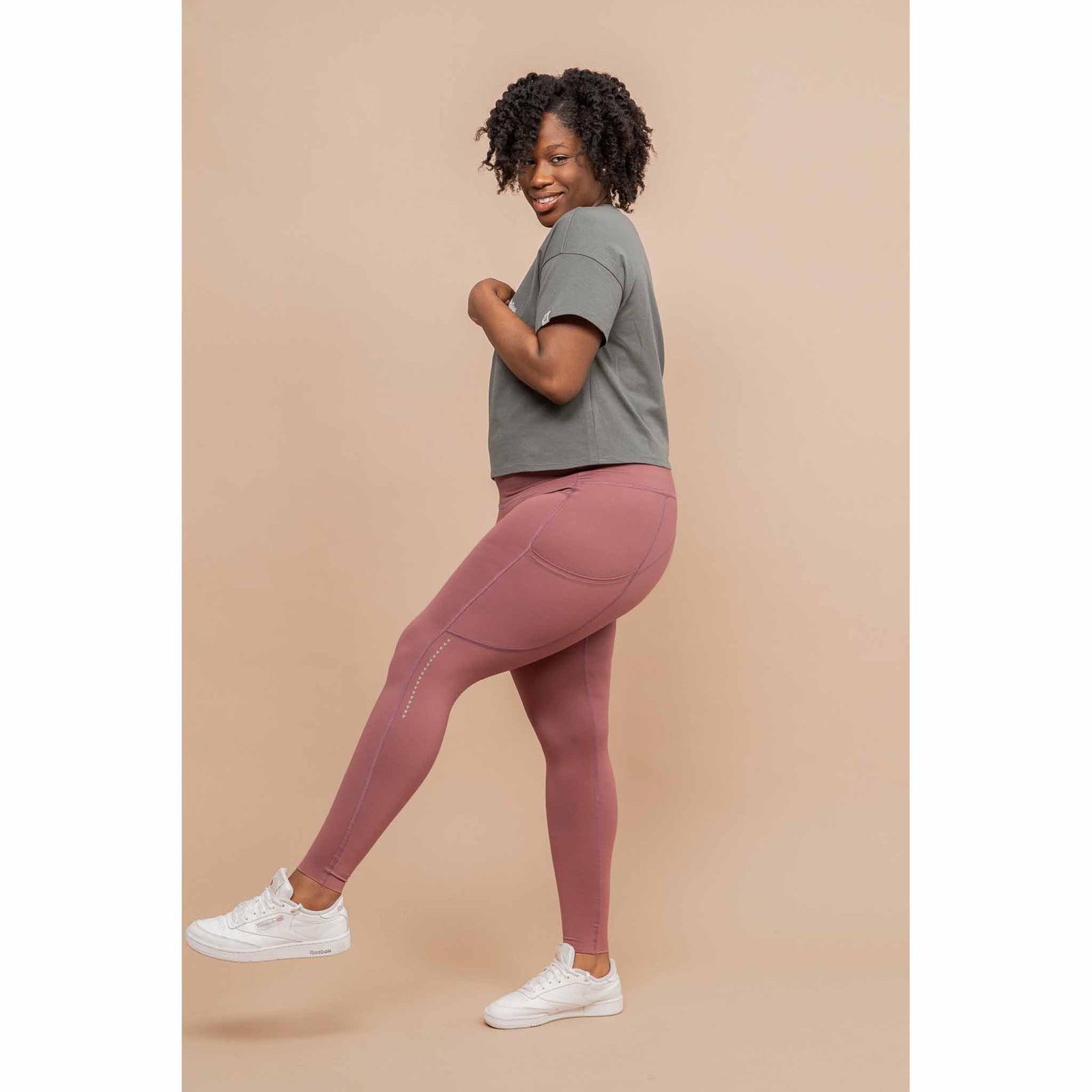Rose Buddha Rose Buddha leggings taille-haute de course a pied