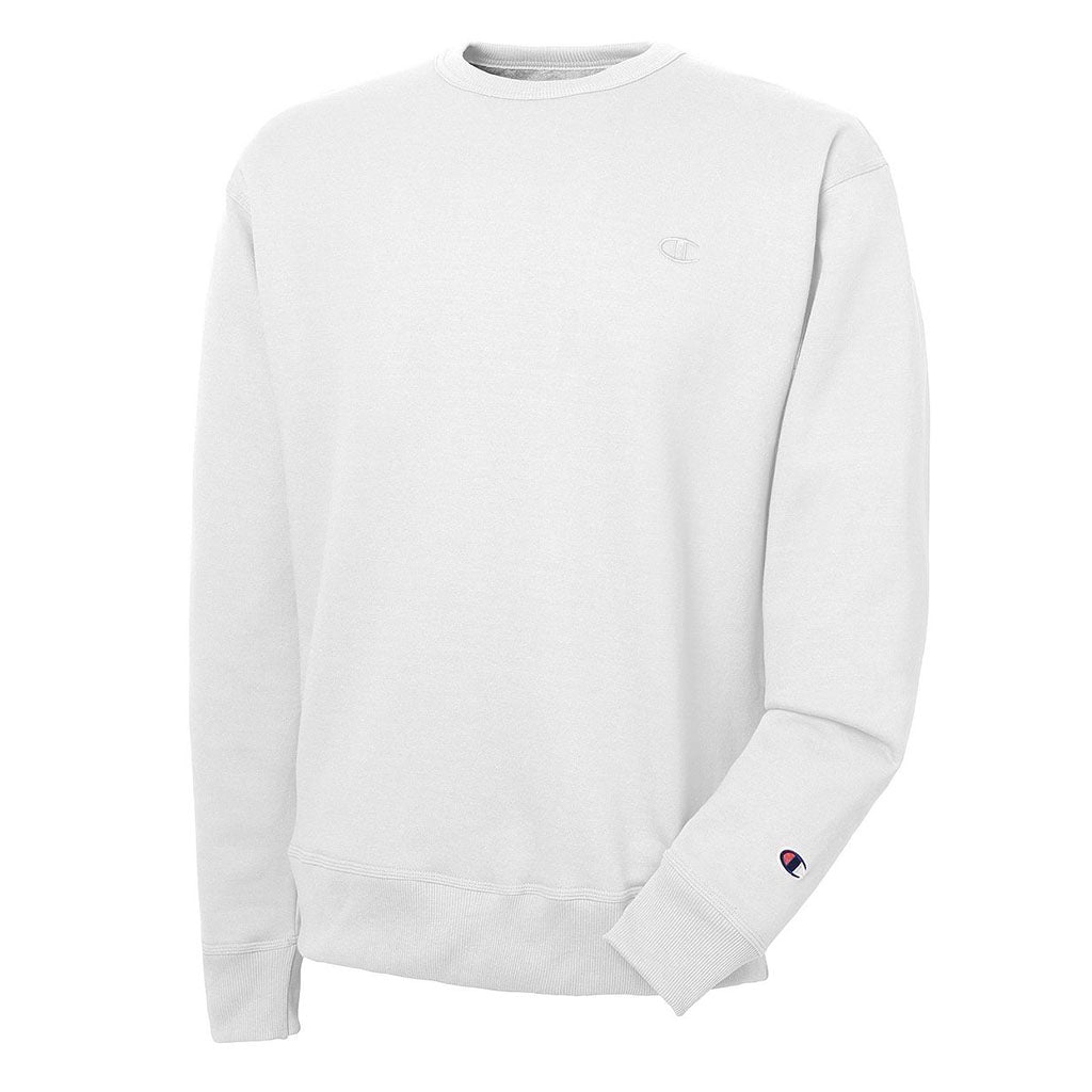 Champion Powerblend Pullover Crew sweatshirt pour homme blanc