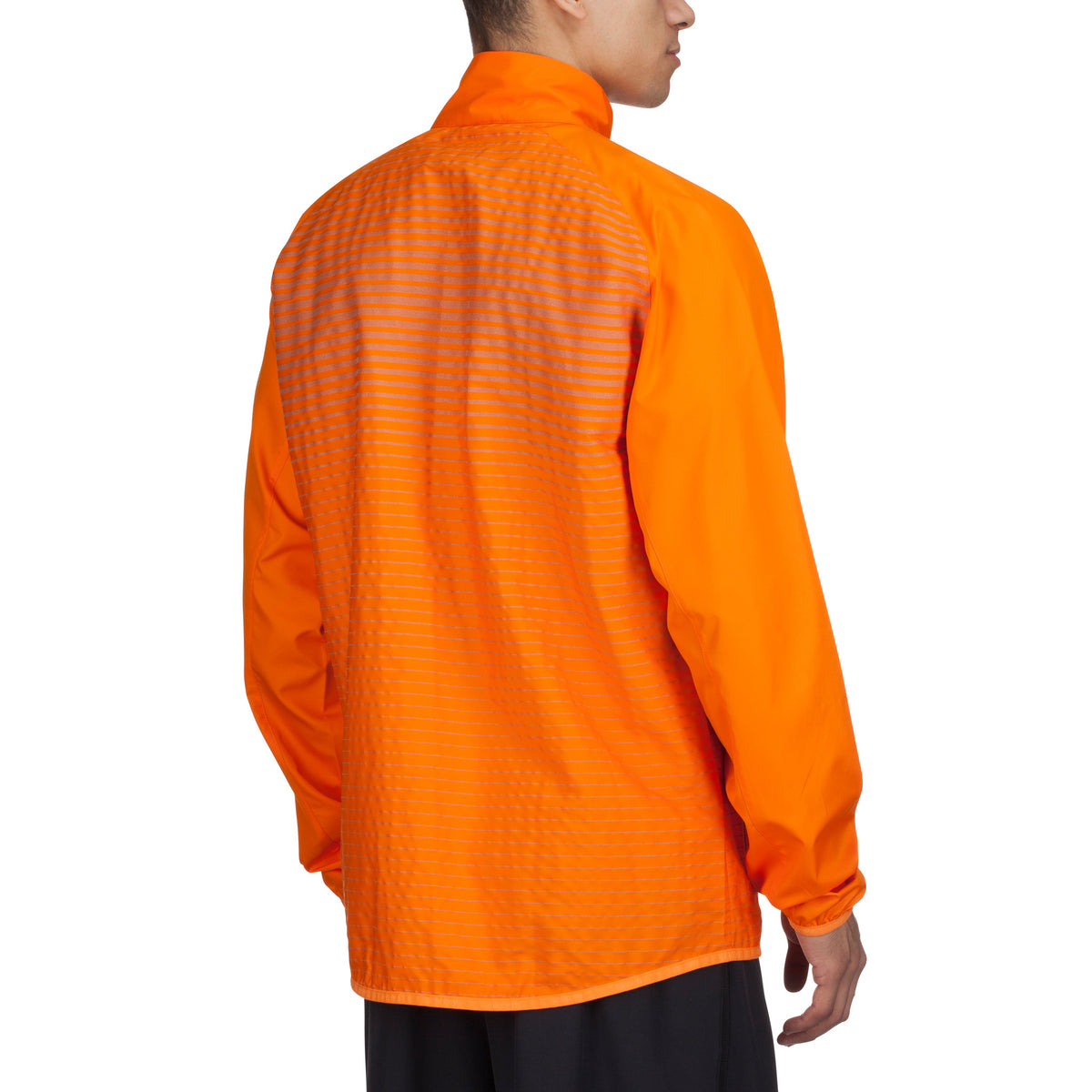 Manteau de course à pied homme Saucony Reflex orange vue dos