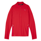 Manteau de course à pied homme Saucony Omni Sportop rouge