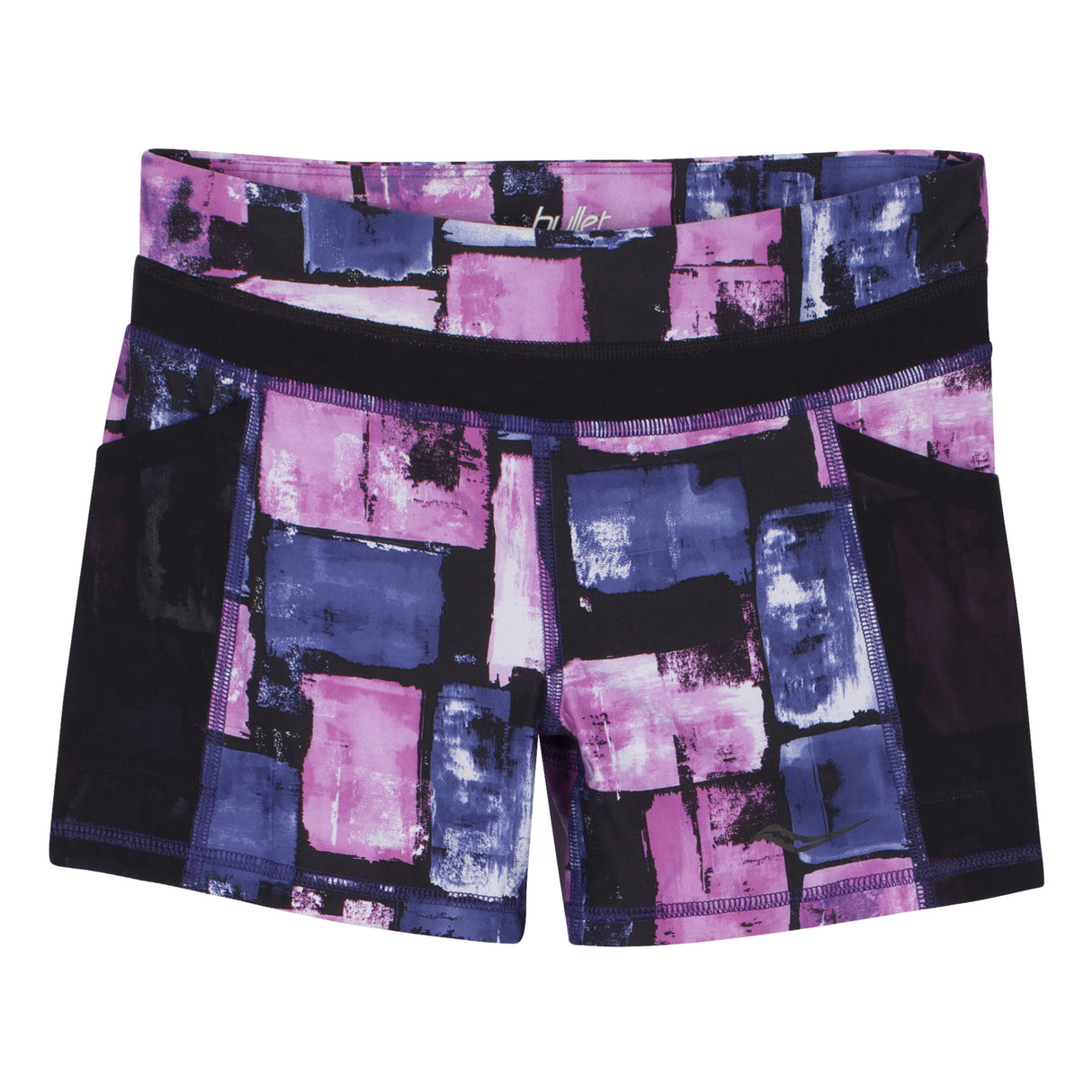 Saucony Bullet Tight short de course à pied femme on the rocks print