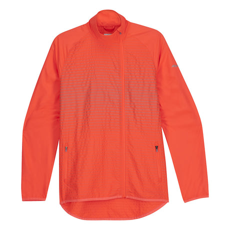 Manteau de course à pied femme Saucony Reflex orange vue face