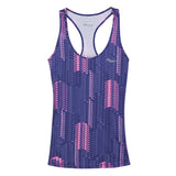 Camisole de course à pied femme Saucony Racer Back indigo orchid Soccer Sport Fitness