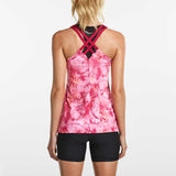 Saucony Strider women's running tank shirt daisy dye lv2 Soccer Sport Fitness