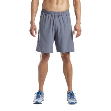 Saucony Interval 2-1 men's running shorts grey