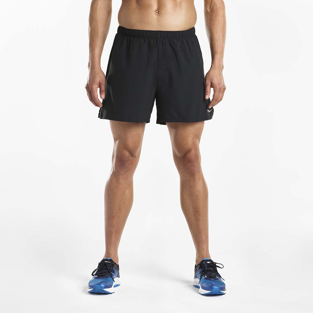Saucony Throttle men&#39;s running shorts black