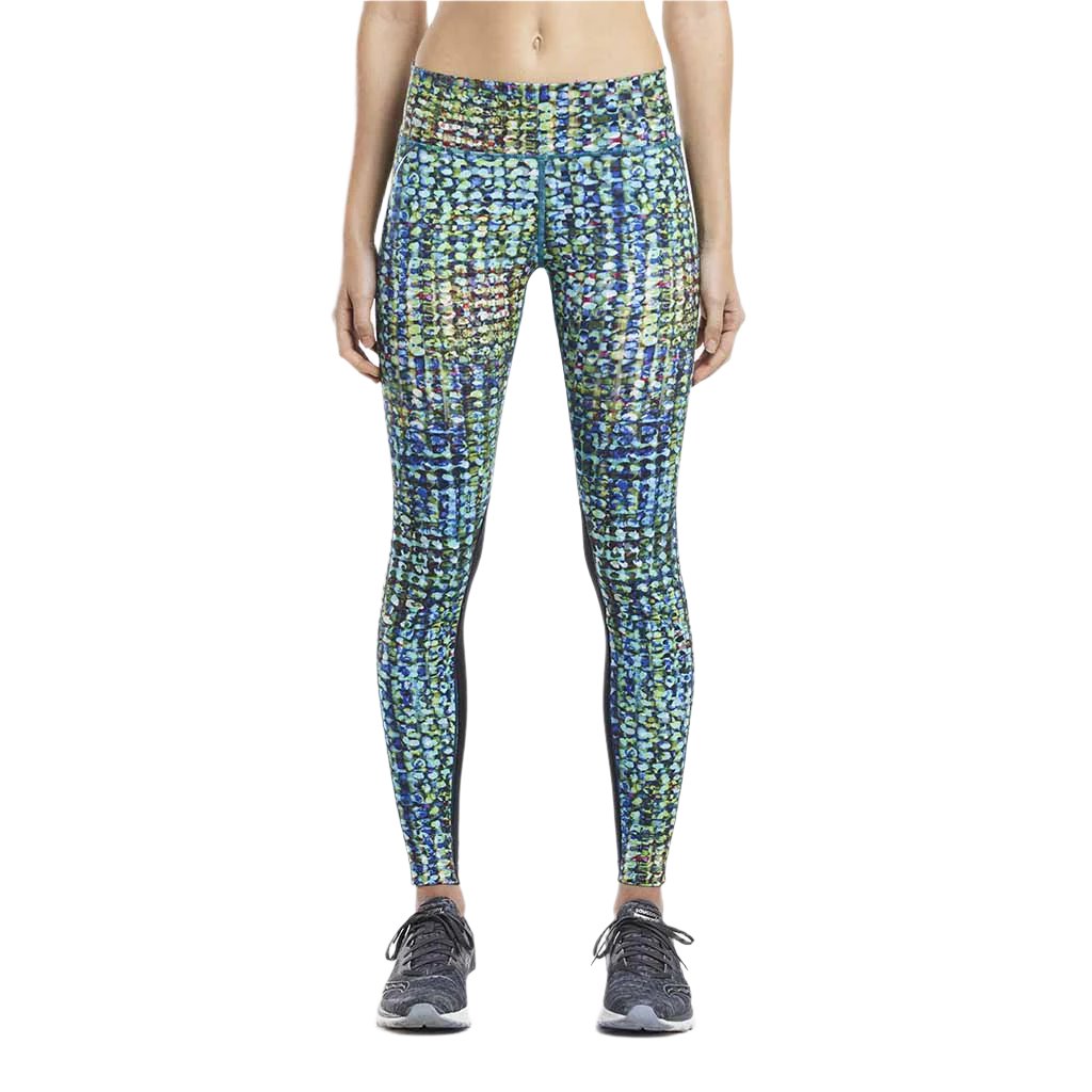 Saucony Mesh Insert Tight legging de course à pied femme deep sea print Soccer Sport Fitness