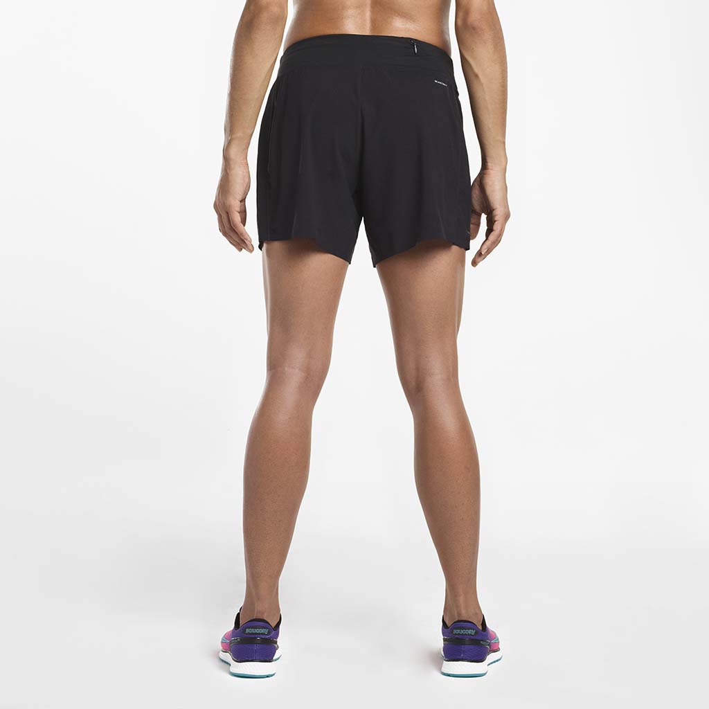Saucony Tranquil women&#39;s running shorts black rv