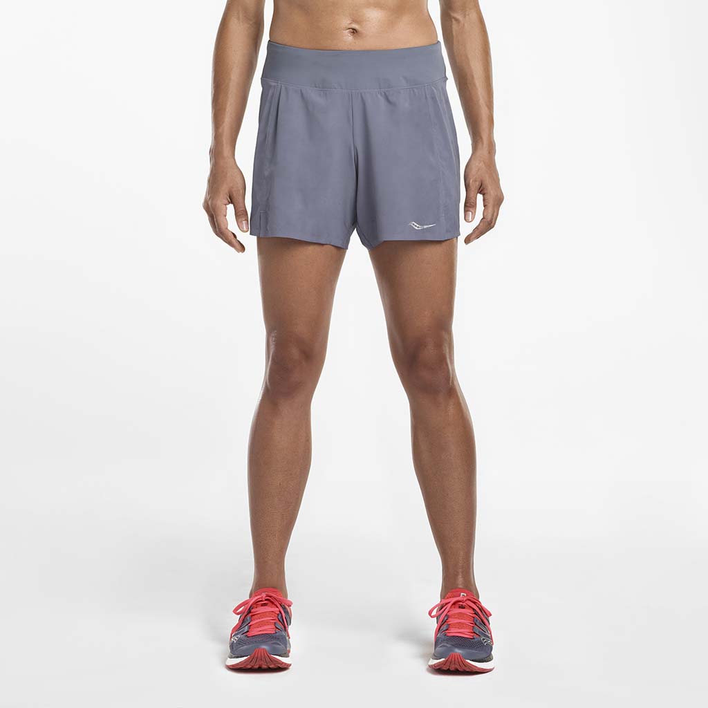 Saucony Tranquil women's running shorts gris