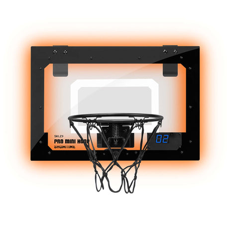 Sklz Pro Mini-Hoop Showtime panier de basketball au DEL orange