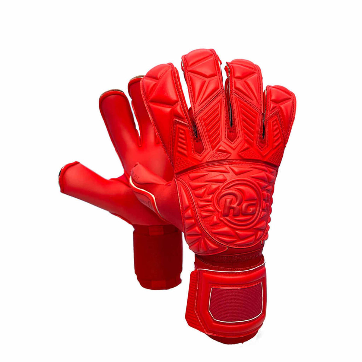 RG Goalkeeper Gloves Snaga Rosso gants de gardien de but de soccer - Rouge paire