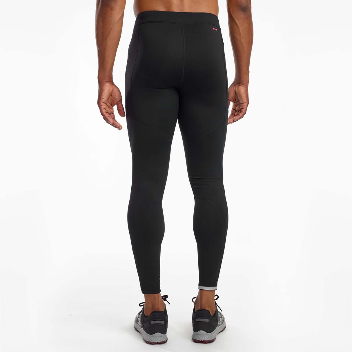 Saucony Bell Lap Tight legging de course à pied noir homme dos