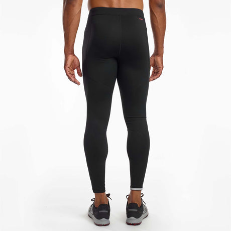 Saucony Bell Lap Tight legging de course à pied noir homme dos