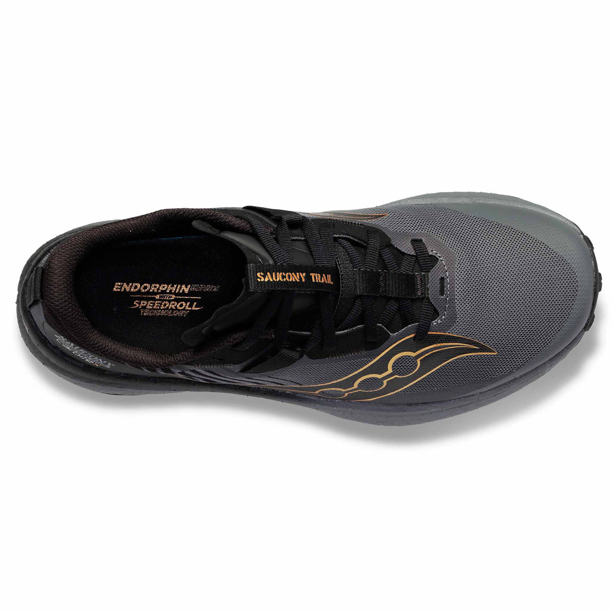 Saucony Endorphin Edge chaussures de course a pied trail femme - Black / Goldstruck