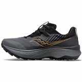 Saucony Endorphin Edge chaussures de course a pied trail homme - Black / Goldstruck