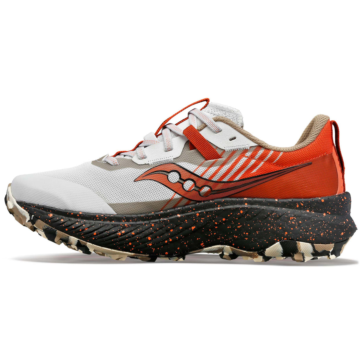 Saucony Endorphin Edge chaussures de course a pied trail femme - fog zenith lateral