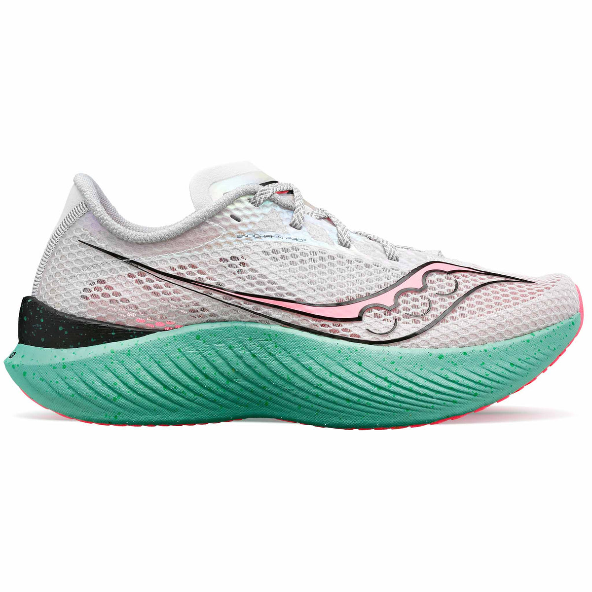 Saucony Endorphin Pro 3 chaussures de course pour femme - Fog / ViziPink