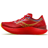 Saucony Endorphin Pro 3 chaussures de course pour homme lateral- red poppy