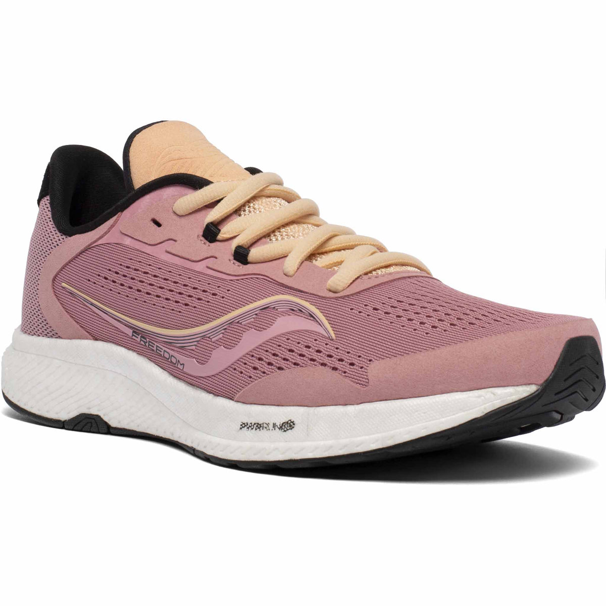 Saucony Freedom 4 Chaussures de course à pied femme Rosewater Sunset Angle