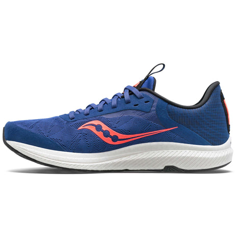 Saucony Freedom 5 running homme sapphire vizi rouge lateral