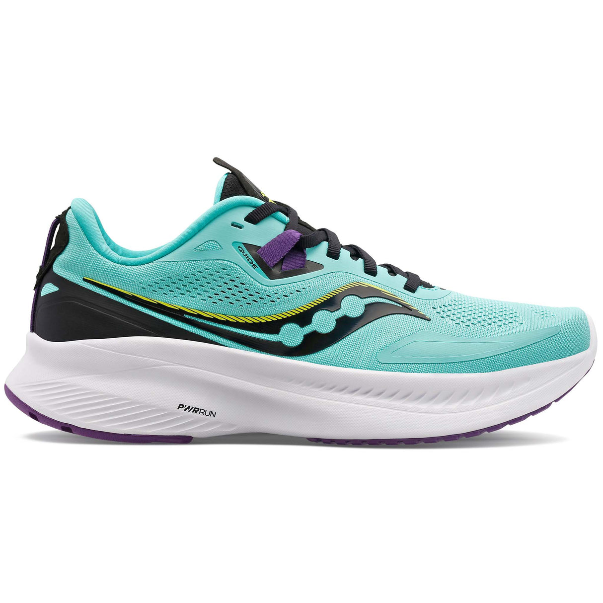 Saucony Guide 15 chaussures de course a pied femme - Cool Mint Acid