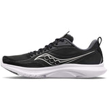 Saucony Kinvara 13 chaussures de course à pied noir argent femme lateral