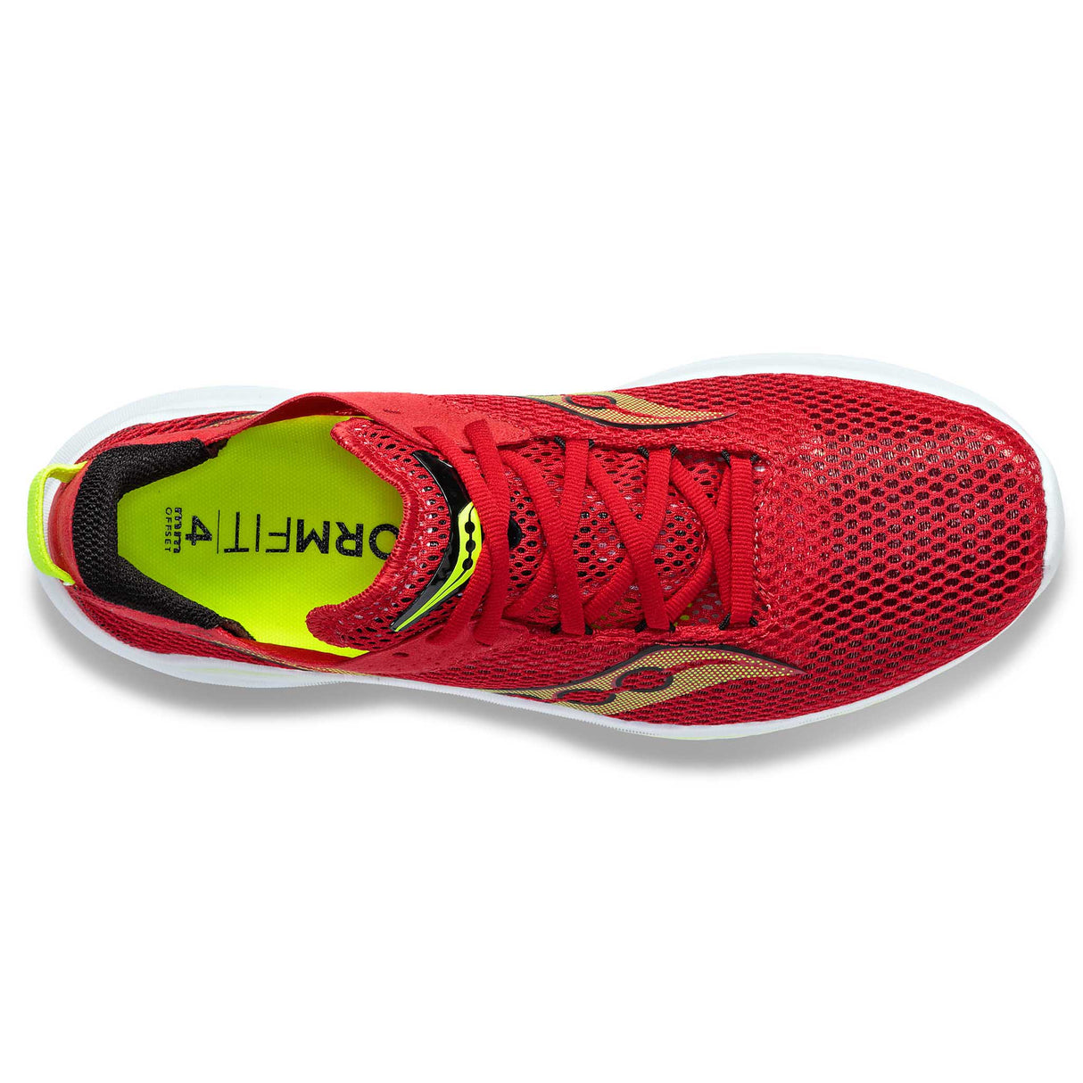 Saucony Kinvara 14 running de course homme empeigne- red poppy