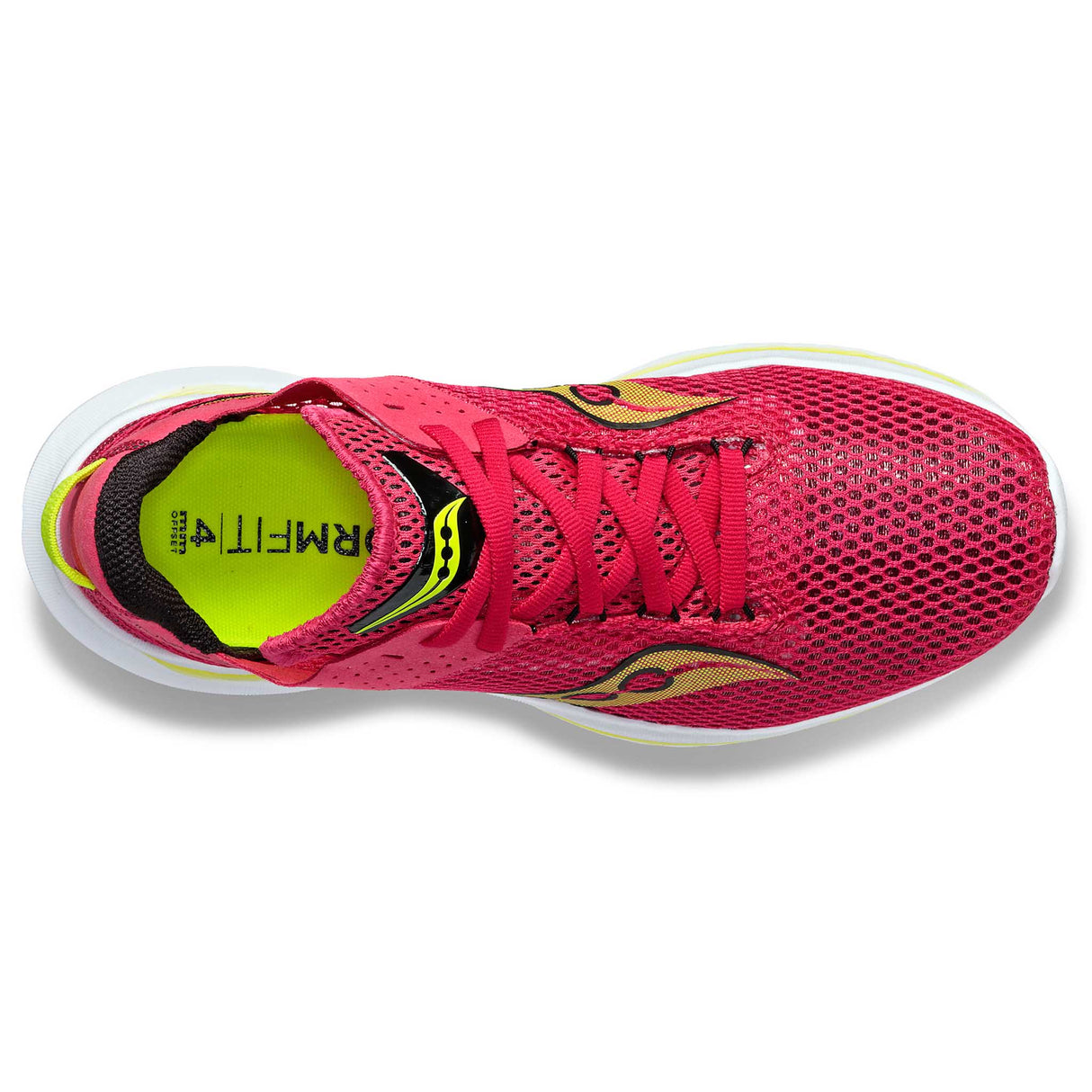 Saucony Kinvara 14 running de course femme empeigne - red / rose