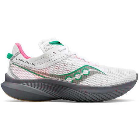 Saucony Kinvara 14 running de course femme - blanc / gravier