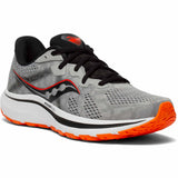 Saucony Omni 20 chaussures de course à pied homme - Alloy / Fire - angle