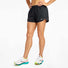 Saucony Outpace 3-inch shorts de course à pied noir femme face