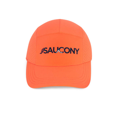 Saucony Outpace Hat casquette de course unisexe vizi orange