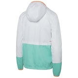 Saucony Packaway Jacket manteau de course à pied blanc femme dos