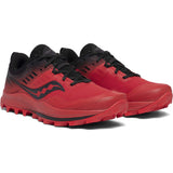 Saucony Peregrine 10 ST rouge noir homme paire